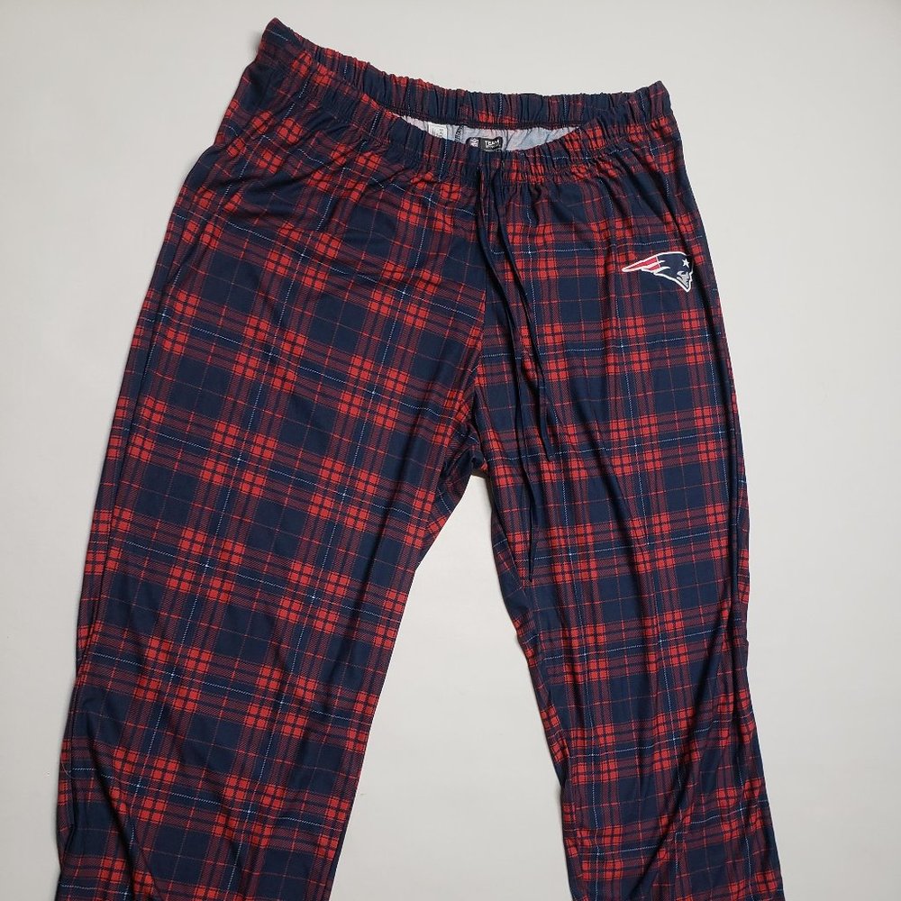 New England Patriots Women's Plaid Sleep Lounge Pants 2XL XXL